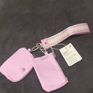 Lululemon lavender Dual Pouch Wristlet
